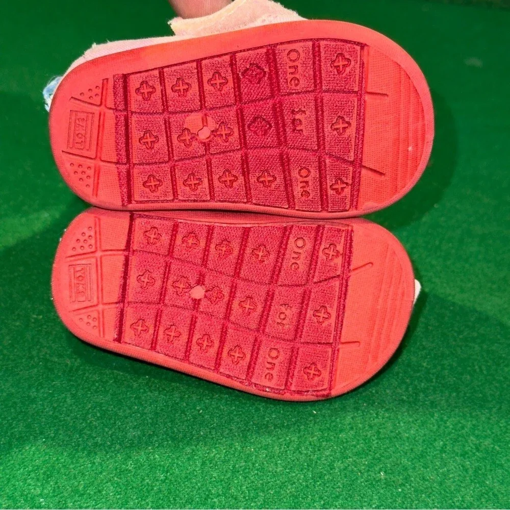 TOMS Light Pink Baby Girl Walker Shoes Toddler Size‎ 2C